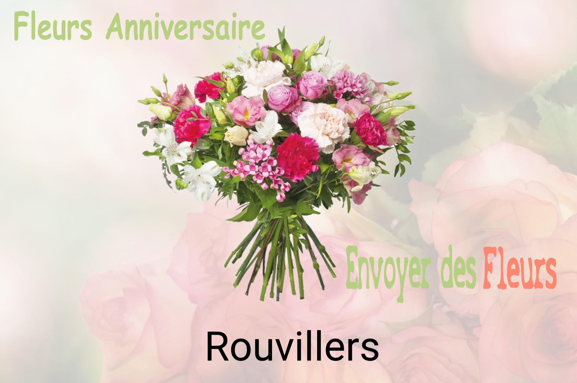 Bouquet de fleurs d’anniversaire livré à Rouvillers